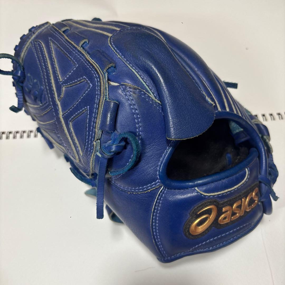 ASICS 一般軟式グローブ 左投げ　大谷翔平モデル ピッチャー　ロイヤルブルー