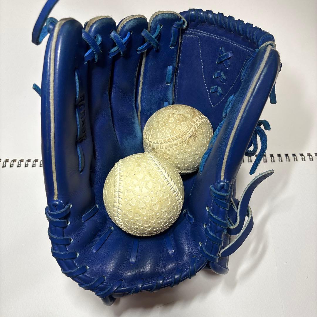 ASICS 一般軟式グローブ 左投げ　大谷翔平モデル ピッチャー　ロイヤルブルー
