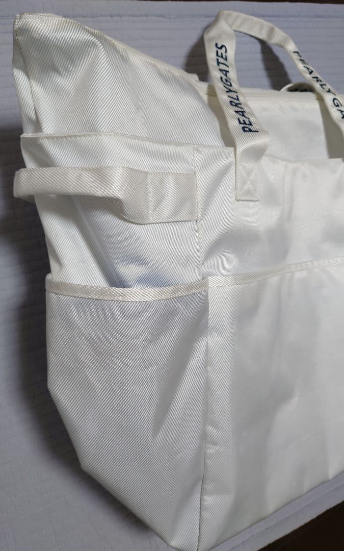 【中古品】PEARLY GATES ゴルフバッグ 大容量 ホワイト
