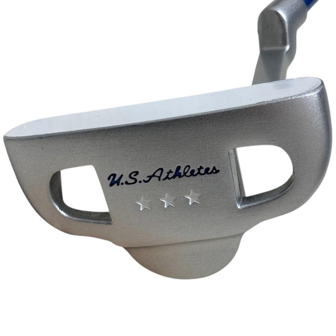 極美品 U.S.Athletes ジュニア ゴルフクラブ 4本セット ブルー
