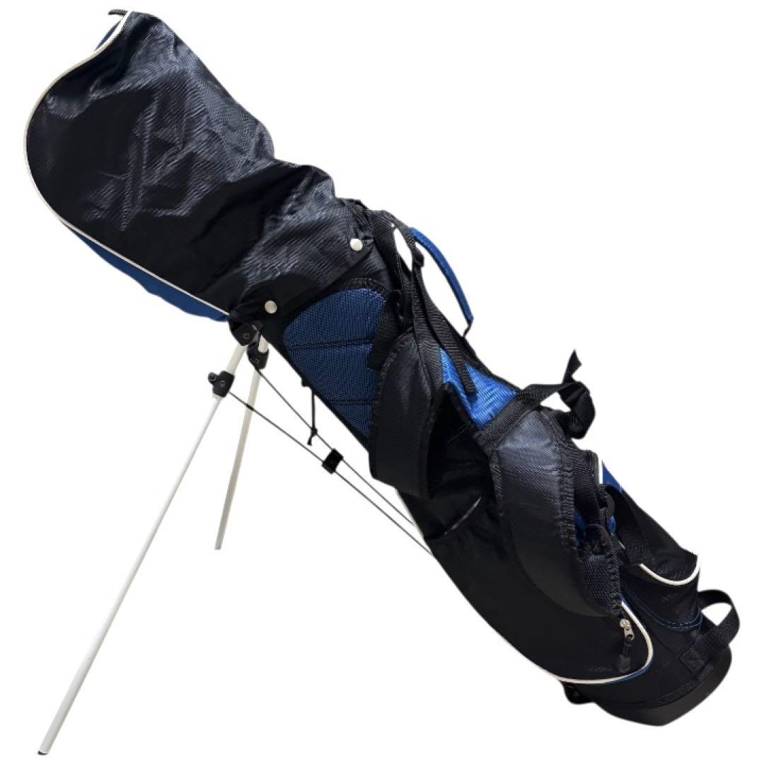 極美品 U.S.Athletes ジュニア ゴルフクラブ 4本セット ブルー
