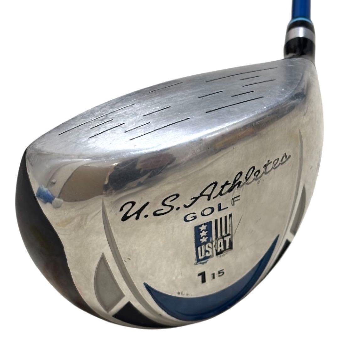 極美品 U.S.Athletes ジュニア ゴルフクラブ 4本セット ブルー