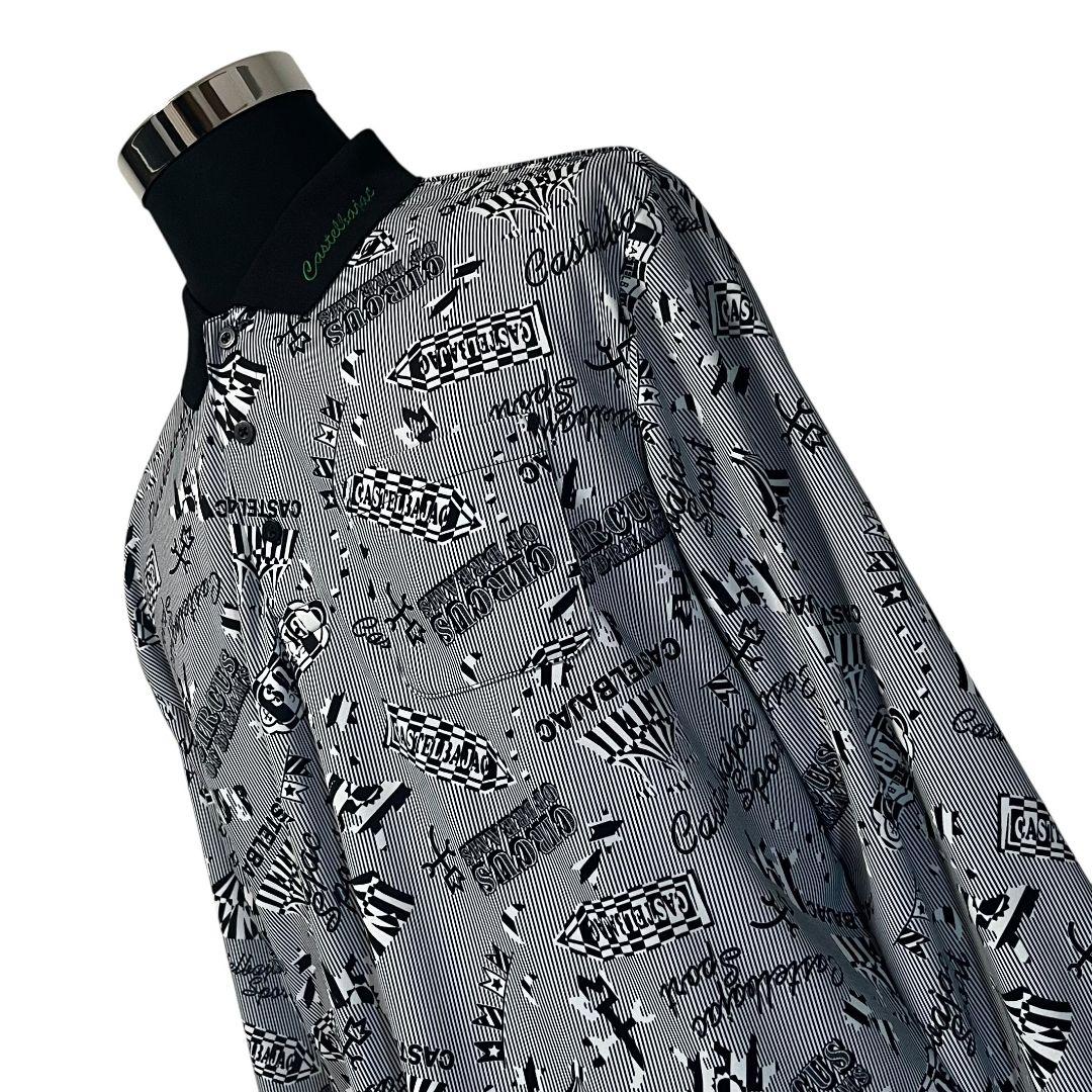 【美品✨️】【50】CASTELBAJAC 総柄 ゴルフウェア メンズ