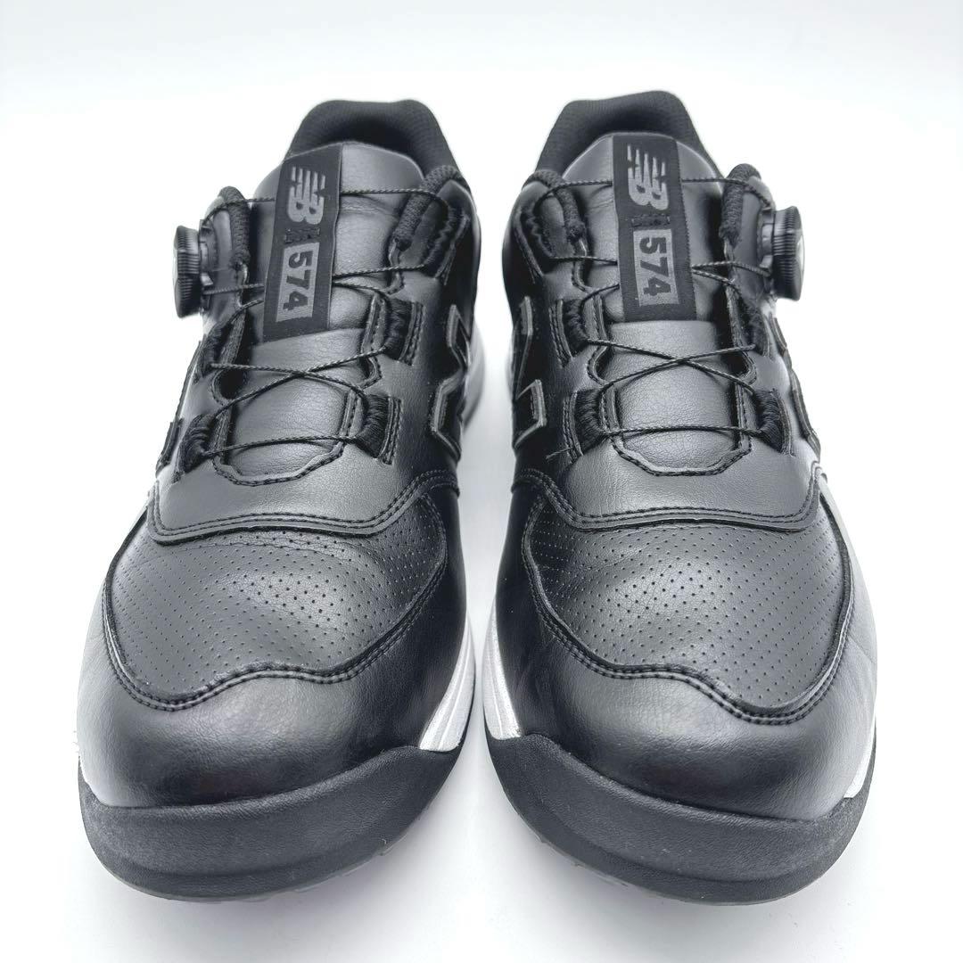 未使用級✨NEW BALANCE 574 スパイクレス　ゴルフシューズ BOA