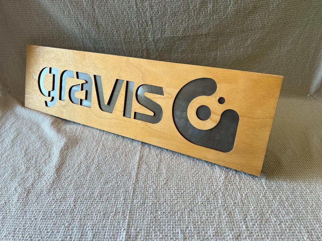 最終価格　gravis 90s非売品ストアディスプレイ　ウッディ仕上げ＆アイコン