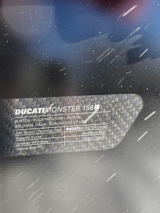 Ducati × Burton スノーボード