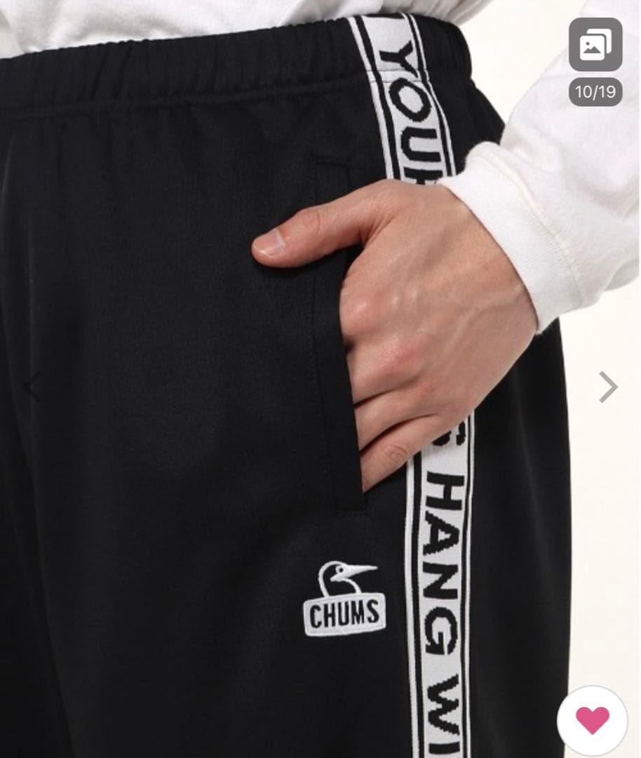 CHUMS ジャージ パンツ L 紺 新品未使用