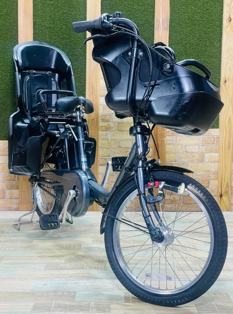 グレー系 パナソニック 子供乗せ電動アシスト自転車H3390