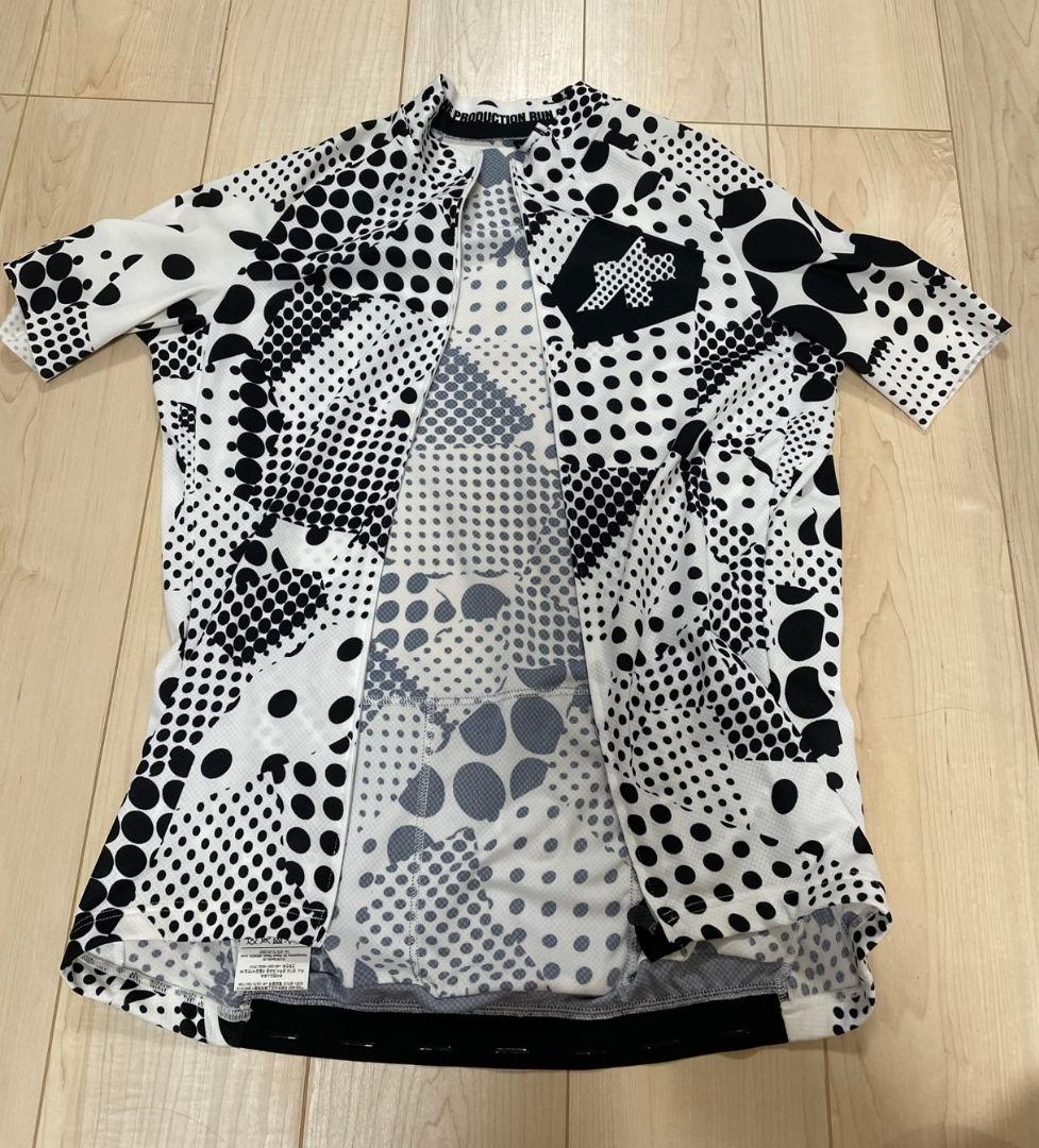 ASSOS サイクルジャージ XLサイズ 白黒ドット
