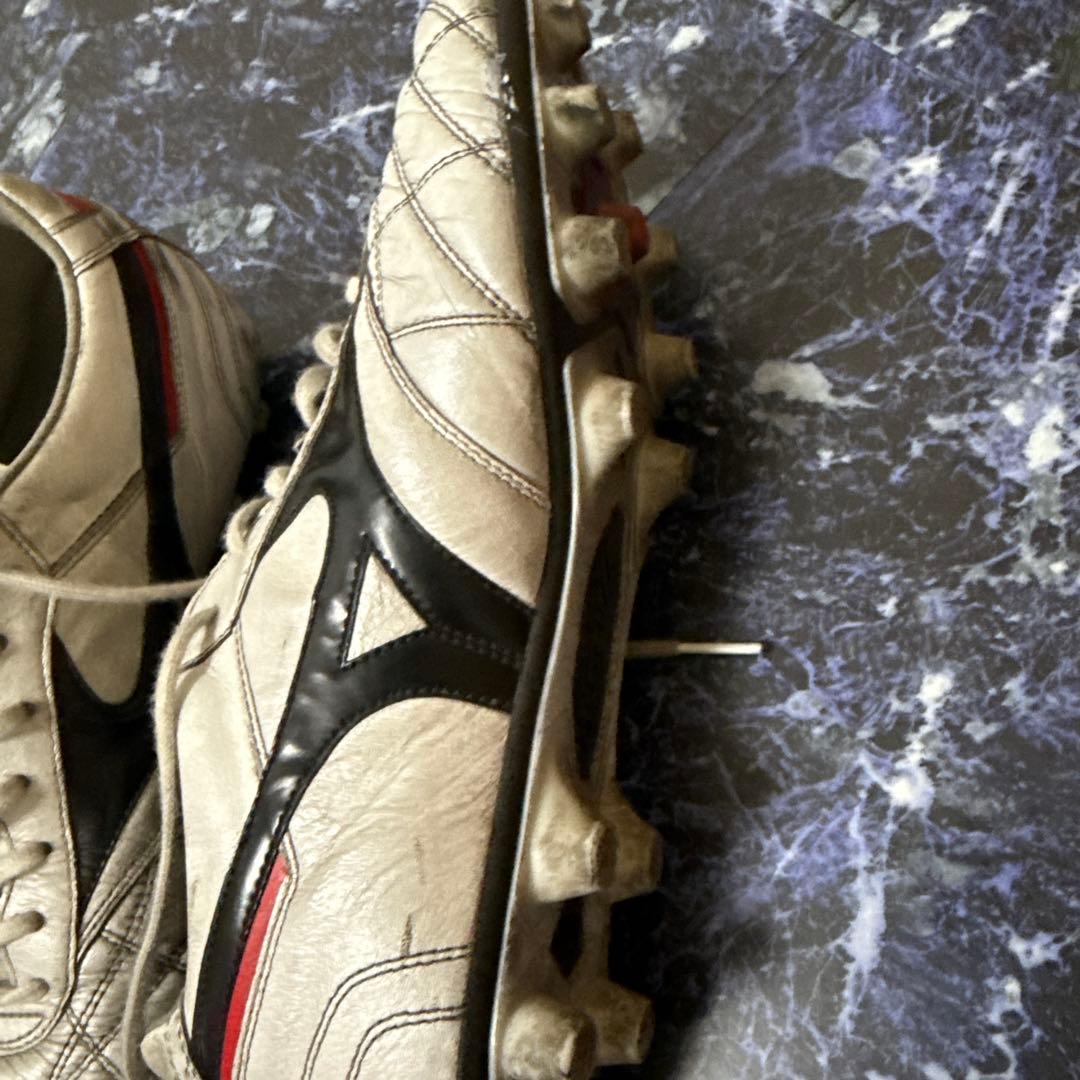 MIZUNO サッカーシューズ グレー レザーモレリア