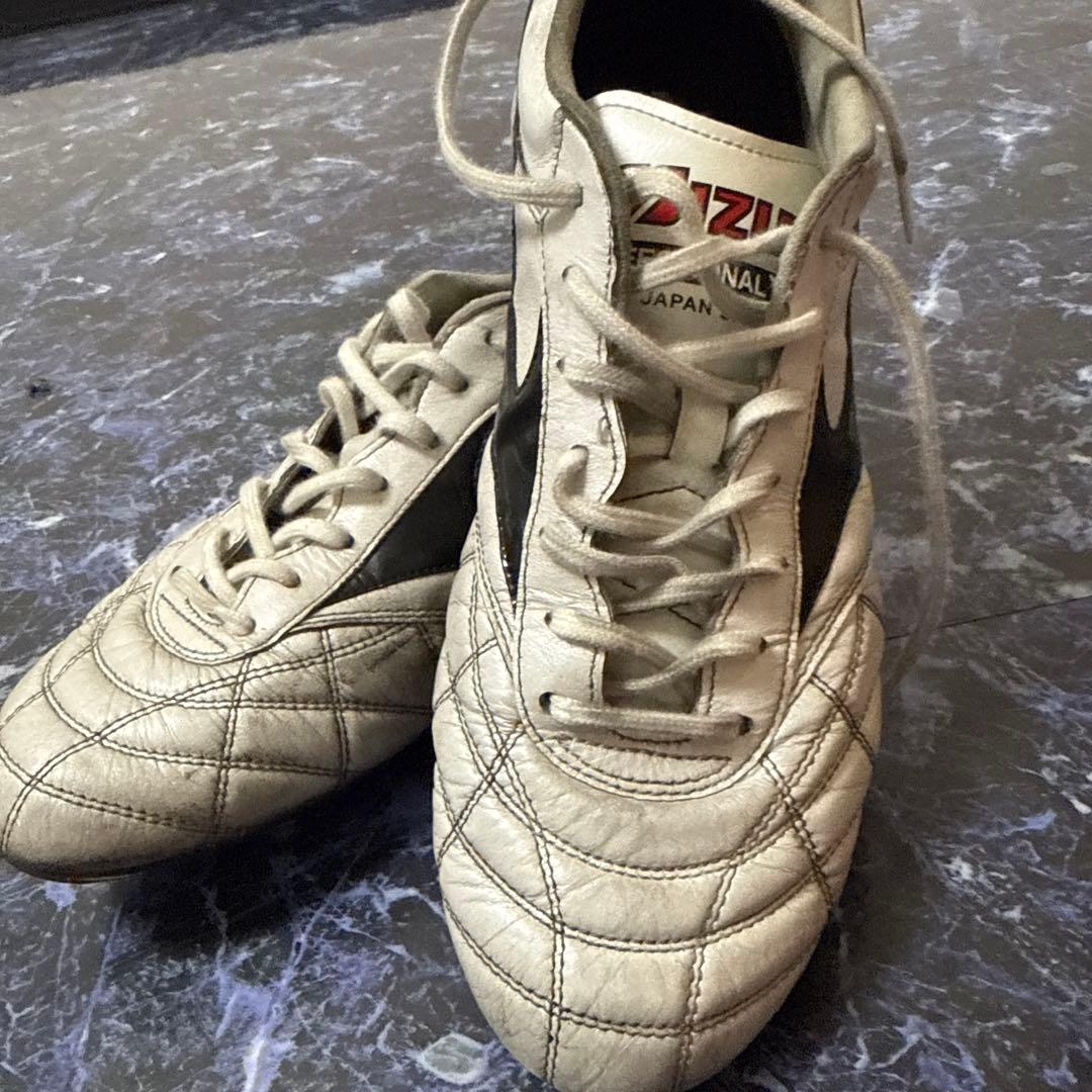 MIZUNO サッカーシューズ グレー レザーモレリア