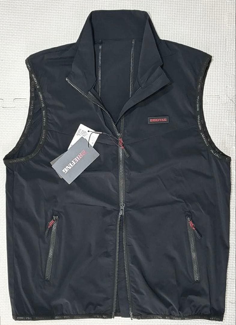 BRIEFING GOLF MS WIND VEST（BLACK／M）