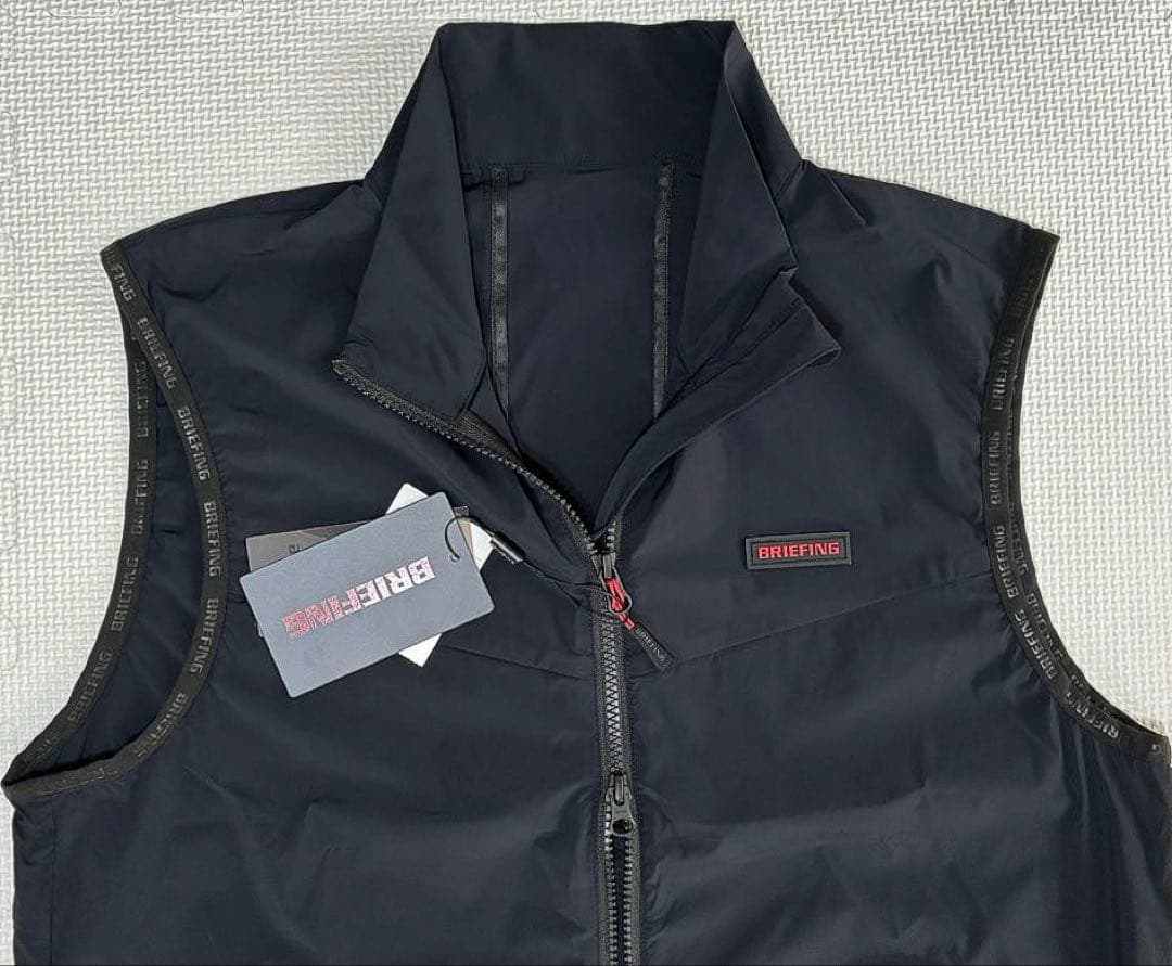 BRIEFING GOLF MS WIND VEST（BLACK／M）