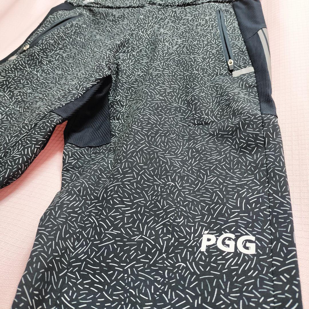 PGG パーリーゲイツ ジョガーパンツ 総柄　ストレッチ ゴルフウエア