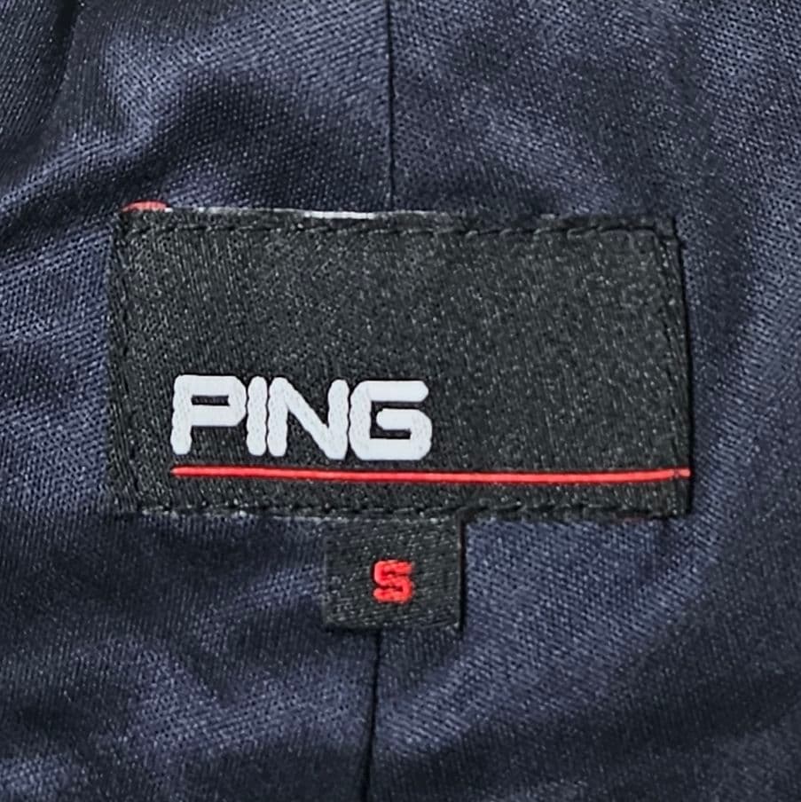 美品 PING レディース プリーツ スカート 紺 S ゴルフ ストレッチ