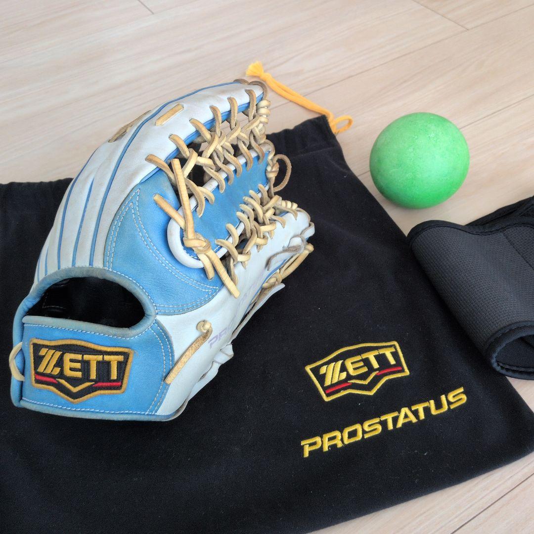 ZETT 軟式用グラブ 外野手用 プロステイタス ベイスターズ 金城モデル