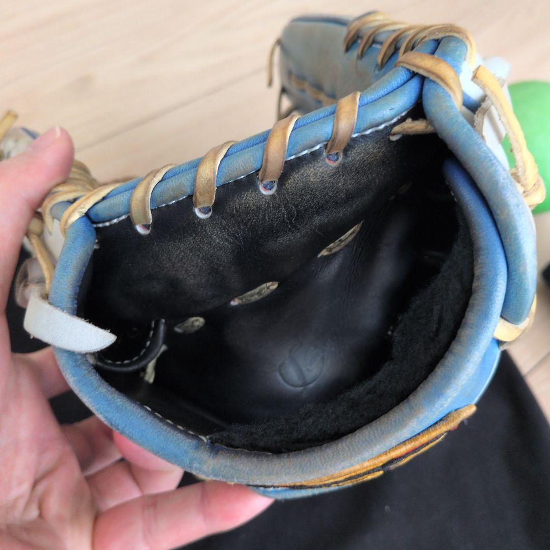 ZETT 軟式用グラブ 外野手用 プロステイタス ベイスターズ 金城モデル