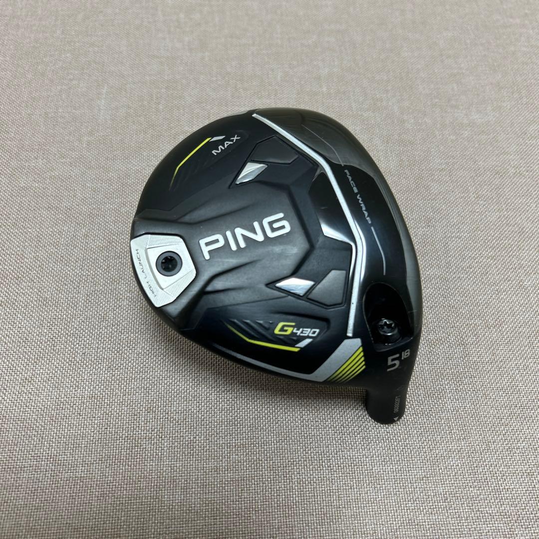 ピン G430 MAX HL フェアウェイウッド5番 ヘッド ヘッドカバー付き