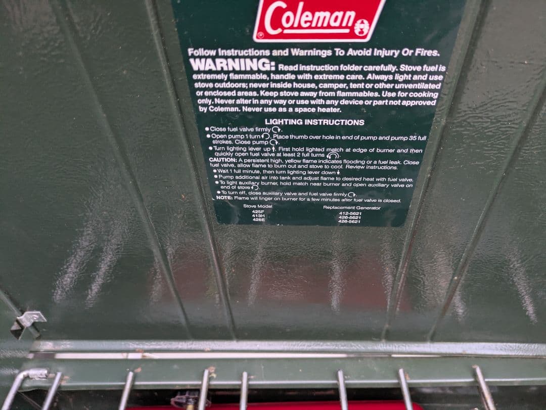 413Hパワーハウスツーバーナー Coleman ツーバーナーコンロ グリーン