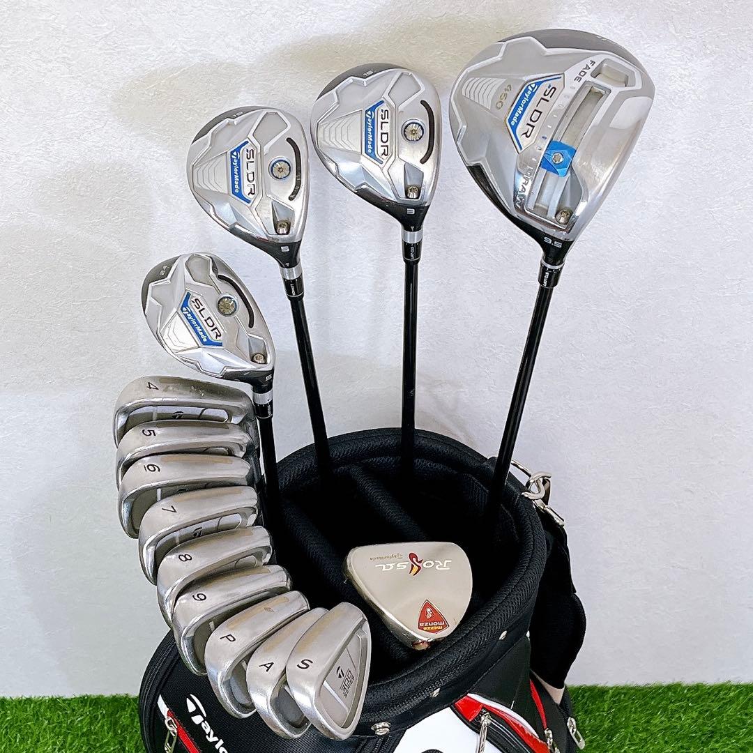 【バッグ新品】テーラーメイド　SLDR 豪華14本フルセット　メンズゴルフクラブ
