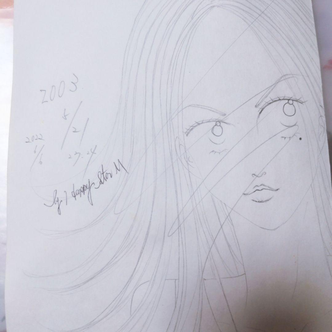 ❤超美人★手書き美人イラスト(220607)★配送無料