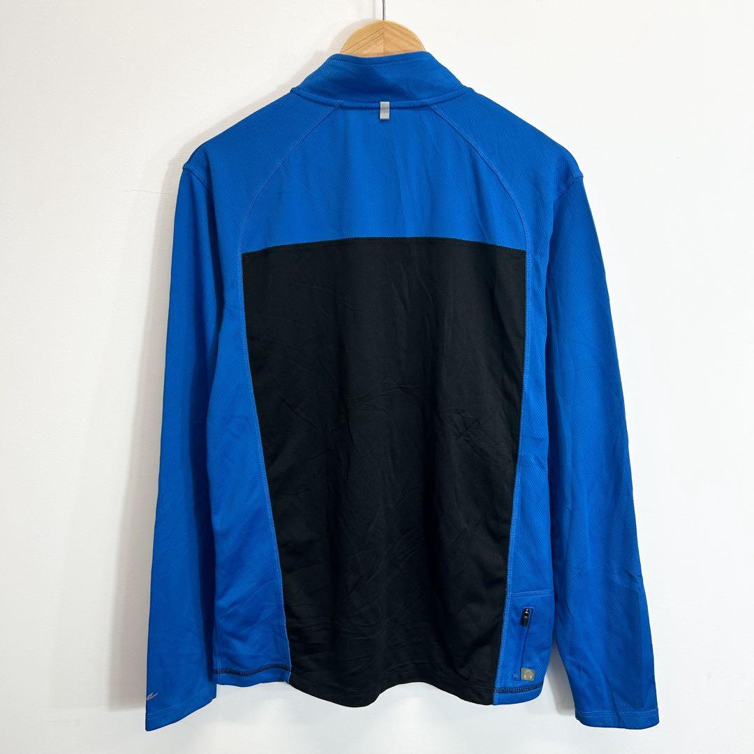 ハーフジップ トラックジャケット ブルー DRI-FIT M スポーツウェア