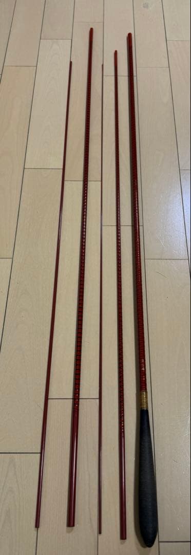 【１セット限定】朱紋峰 15尺 17尺 ヘラ竿 へら竿 釣竿 和竿 釣具