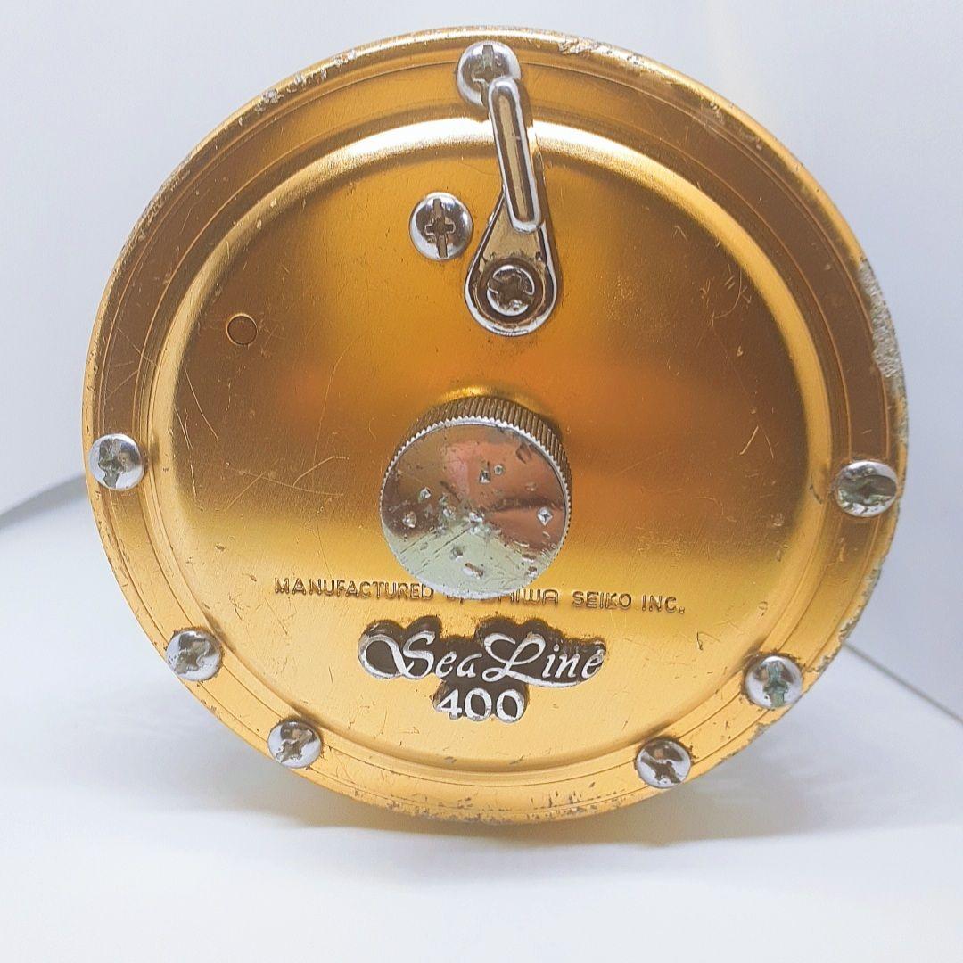 シーライン400 ダイワ DAIWA 中古 金色　リール　sea line　両軸
