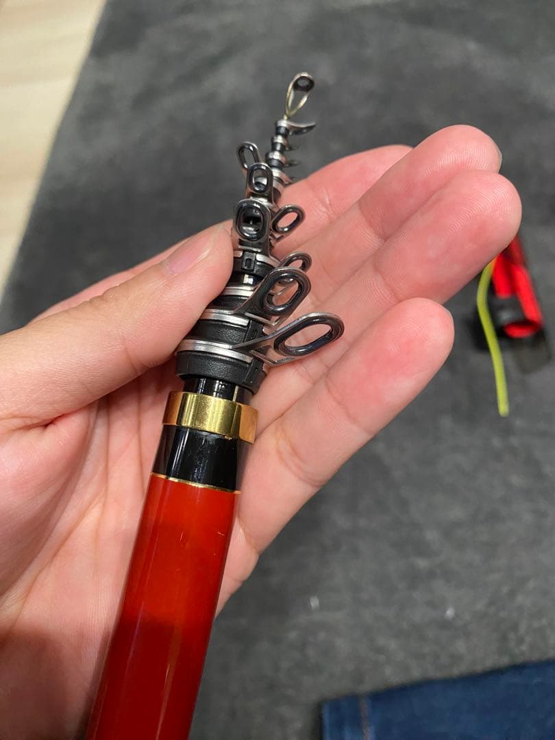 最終値下げ¥45000 がまかつ アテンダー2 1.75号530 磯竿