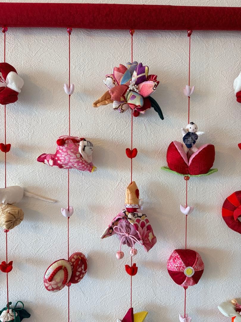 可愛いつるし雛No.191 壁掛けタイプ・ひな祭り・桃の節句・さげもんつるし飾り