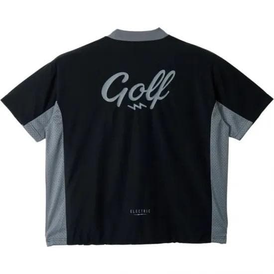 ELECTRICGOLF LOGOS GAMESHIRT BLACK XLサイズ