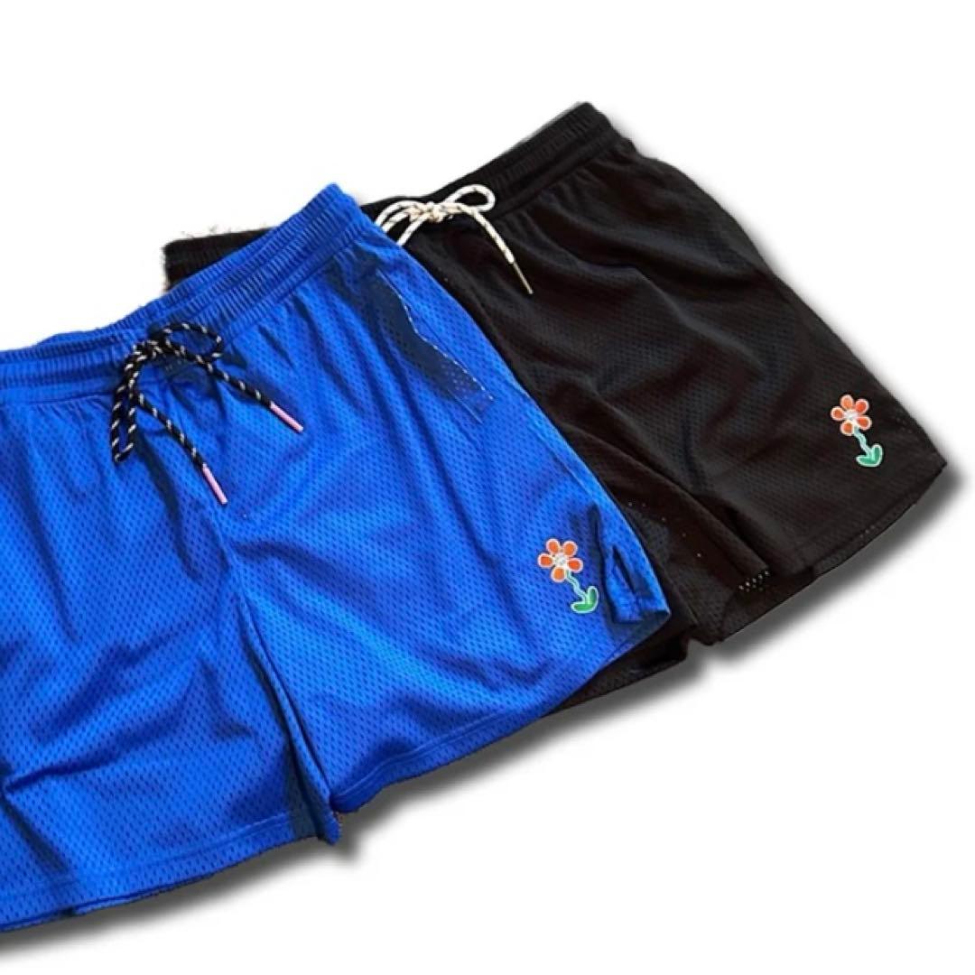 coast2coast Basic Mesh Shorts Black バスパン