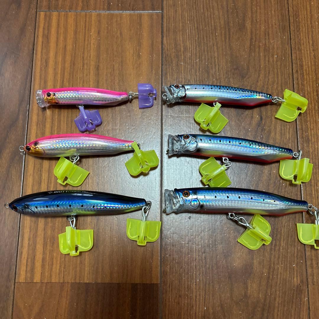 e*中様 タックルハウス　フィードポッパー、ブリット、BLUE OCEAN