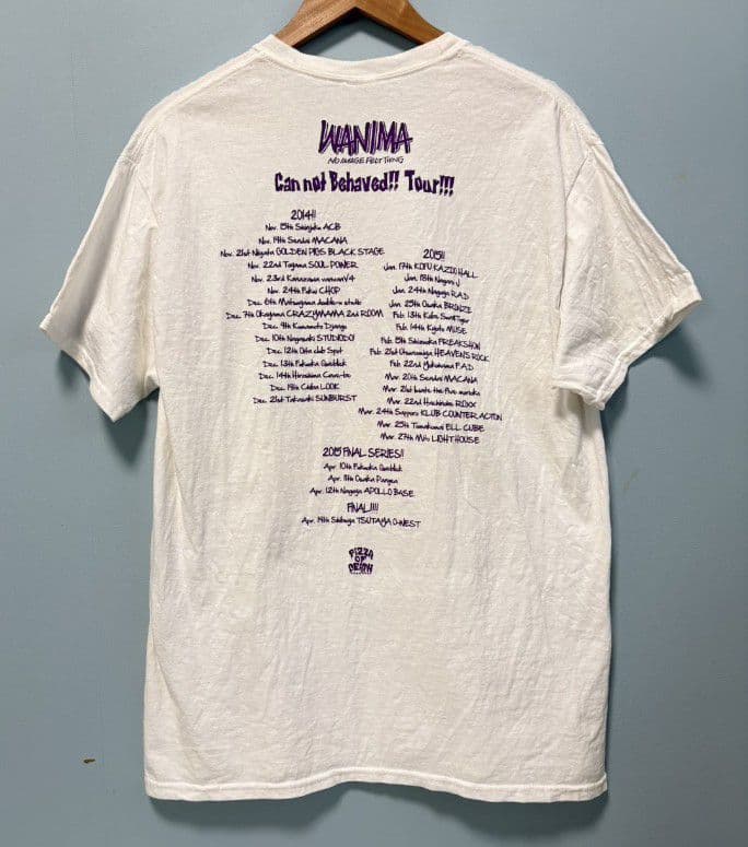 WANIMA Can not Behave!! Tour初ツアーＴシャツLサイズ