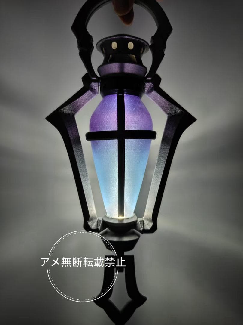 「セール」原神 フリンズコスプレ道具ランタン3Dプリント製LED内蔵ハンドメイド