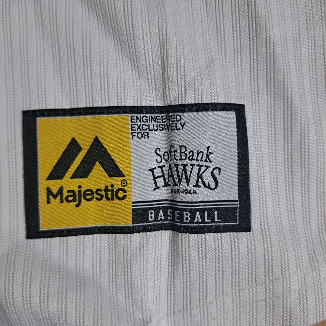 ソフトバンクホークス 柳田悠岐 ホームユニフォーム 背番号9 マジェスティック