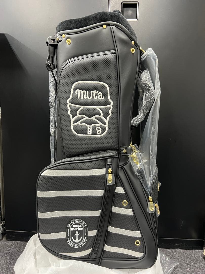 ★新品、未使用★キャディバック＆ヘッドカバー5個セット muta MARINE