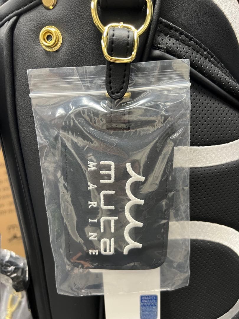★新品、未使用★キャディバック＆ヘッドカバー5個セット muta MARINE