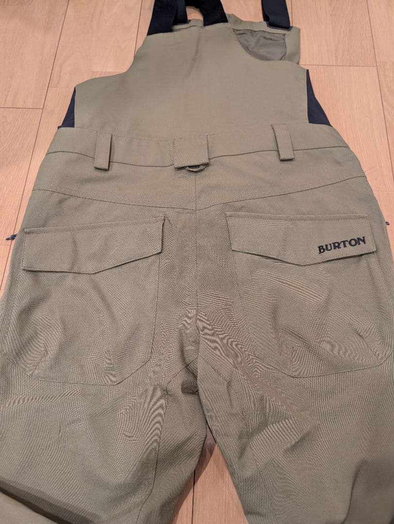 BURTON ビブパンツ LIVINGLINING スノーボードウェア Mサイズ