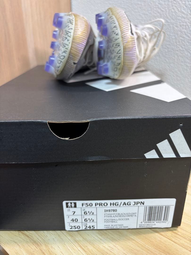 【一回着用】adidas F50 25cm