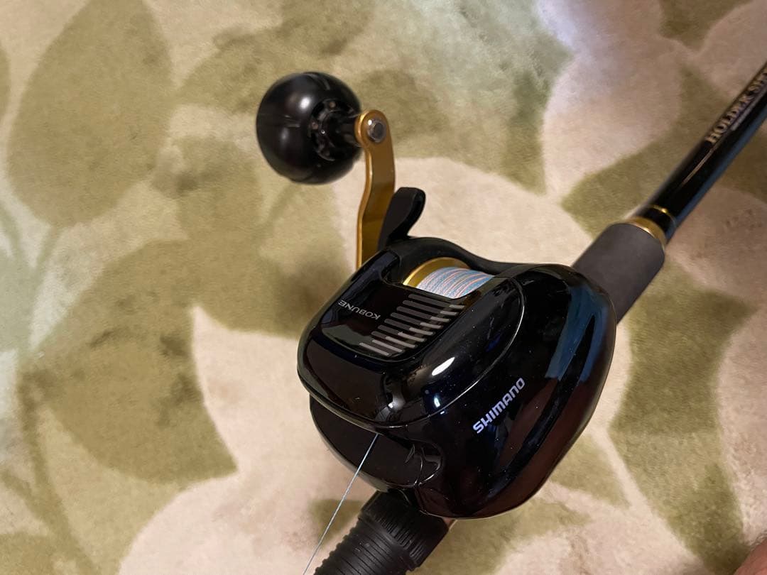 KOBUNE SHIMANO 黒リール マルチカラーライン