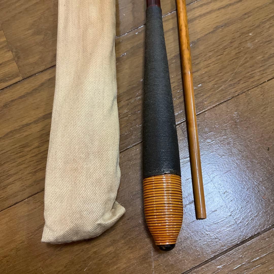 【期間限定価格】名人 竿 竹製 ヘラブナ竿 名人　竿太郎　専用ケース付き