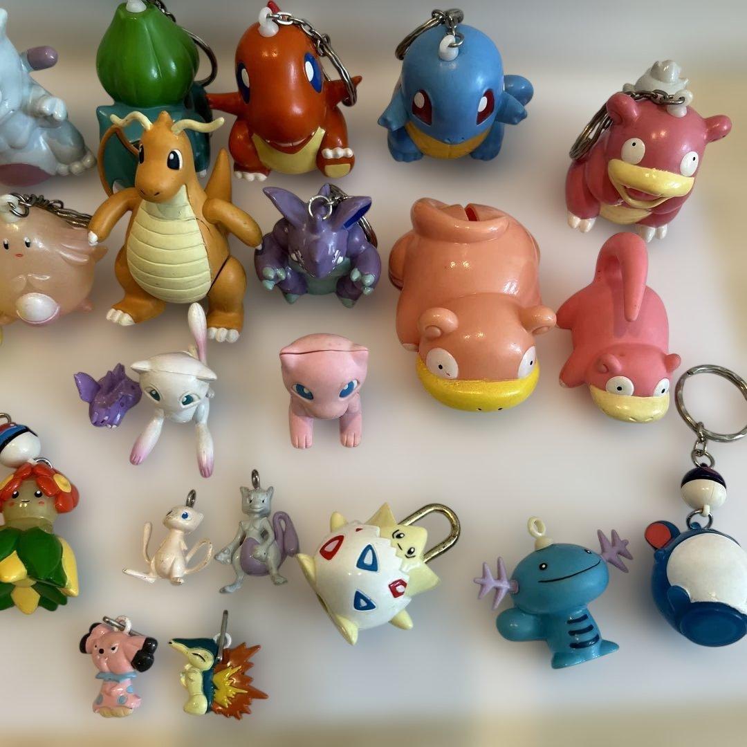 ポケモン 当時物 レトロ 初期モンコレ キーホルダー 貯金箱 まとめ セット