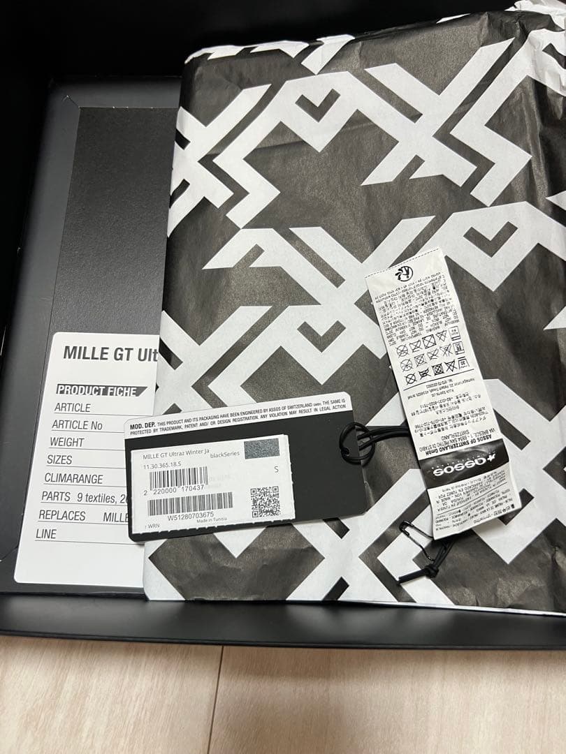 アソス　MILLE GT ULTRAZ WINTER JACKET EVO S