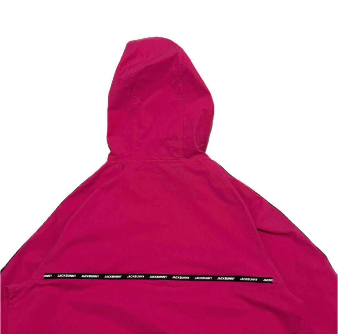 美品 ジャックバニー 24年モデル ピンク ジャケット 軽量 撥水 フード付き