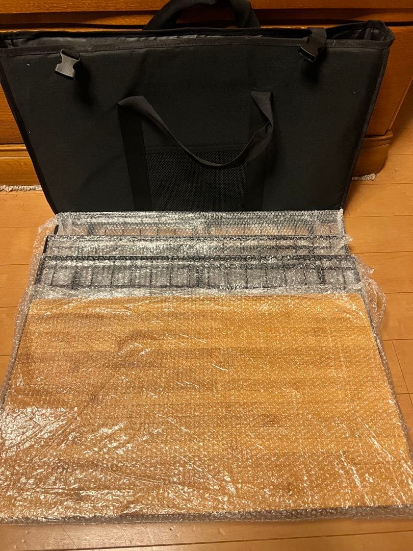 未使用品！フィールドラックの5点セット キャンプアウトドアスタッキング収納ラック