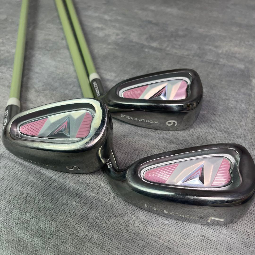 ワールドイーグル レディースゴルフ 初心者セット 6本 FLEX L