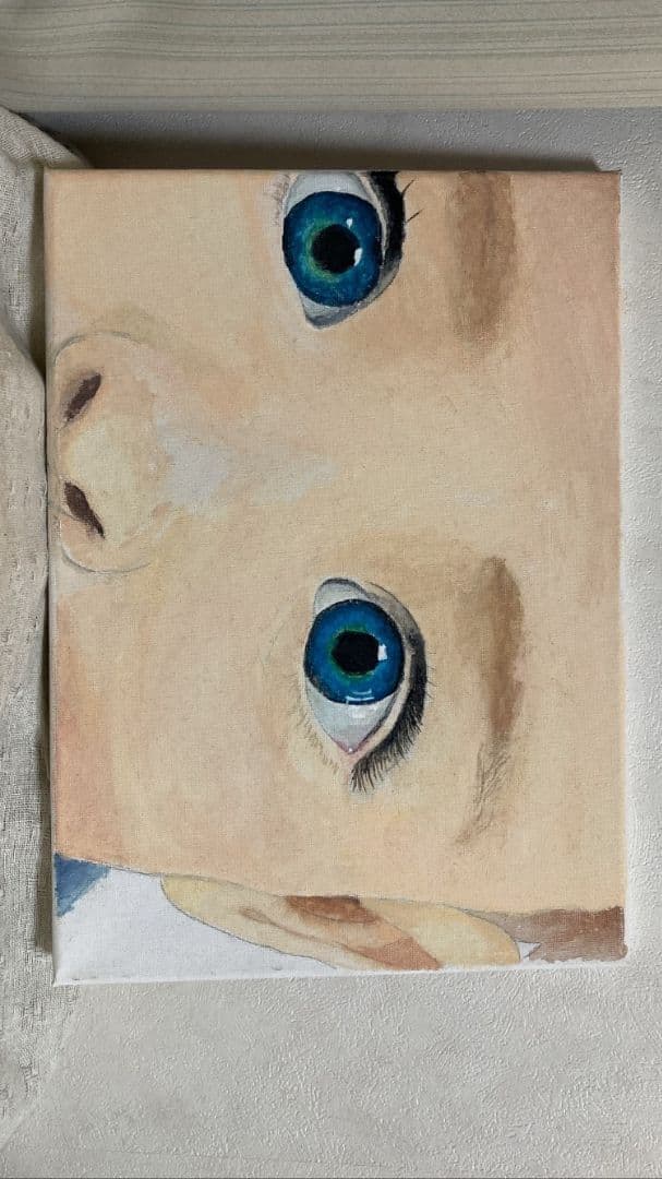 水彩画「瞳」