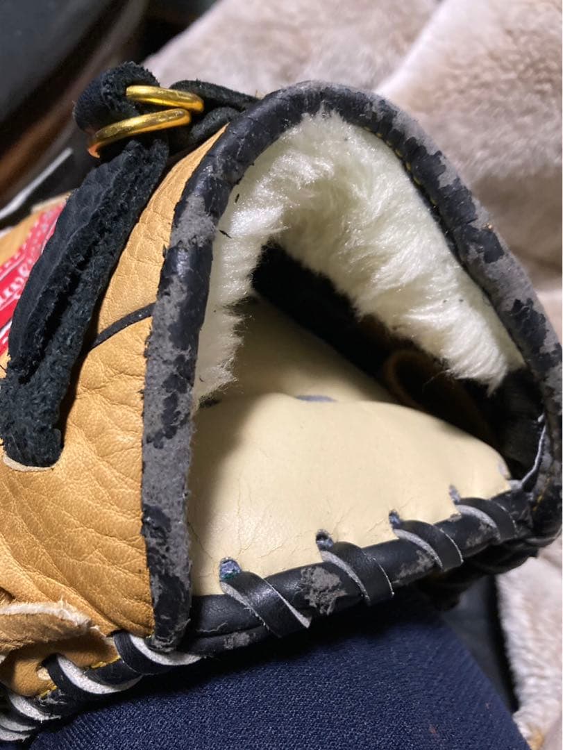 【難あり】Rawlings 軟式グローブ 左投用