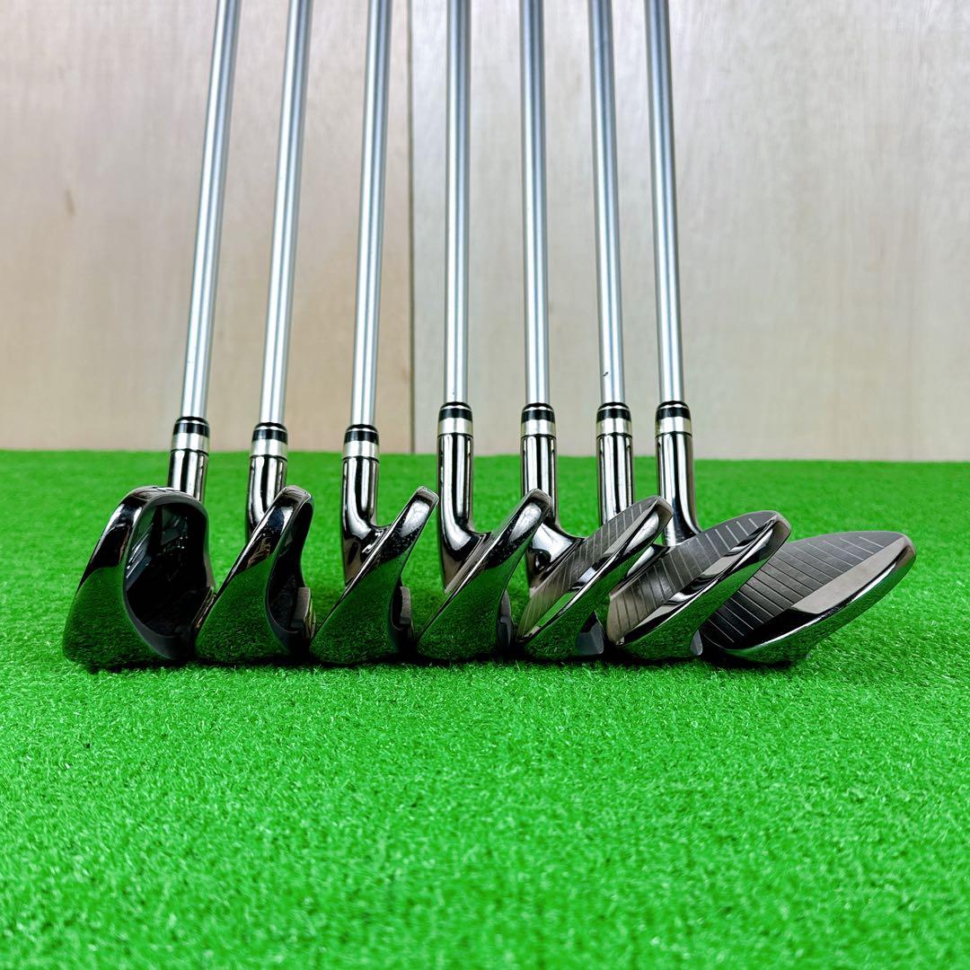 【レフティ】 PRGR egg 7本 アイアンセット M-37 カーボン 初心者